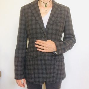NEW Eddie Bauer Checkered Wool Women’s Blazer